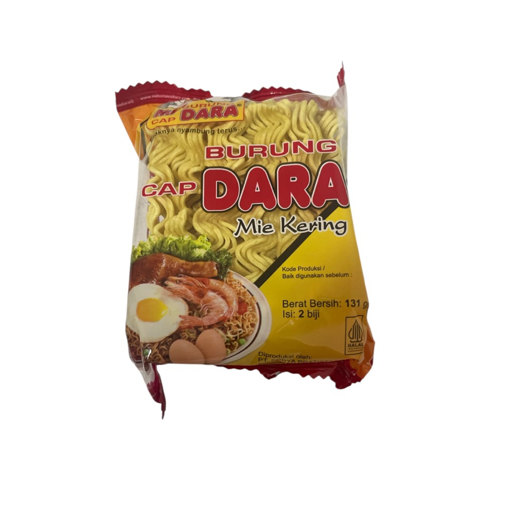 

MIE KERING CAP BURUNG DARA 131 GR