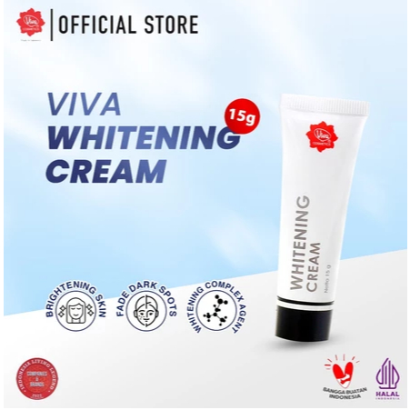 Viva Whitening Cream 15gr - Mencerahkan Flek Hitam