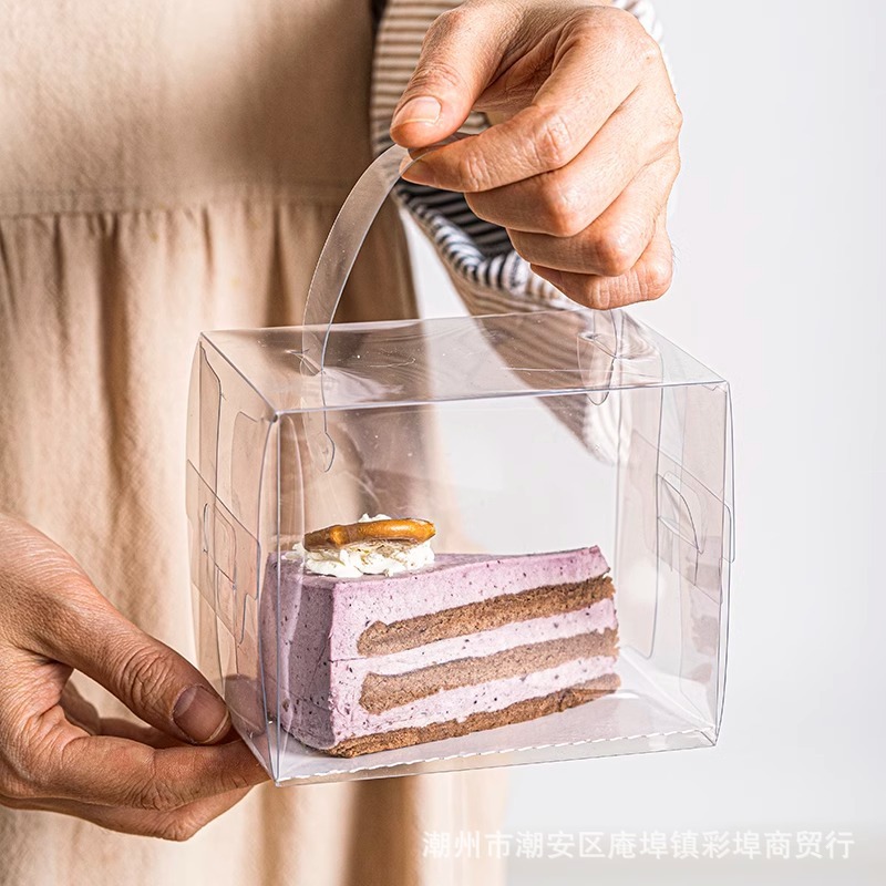 

Kotak Mika Kue Potong Box Mika Transpareant Slice Cake Pancake Box Makanan Kotak Makanan