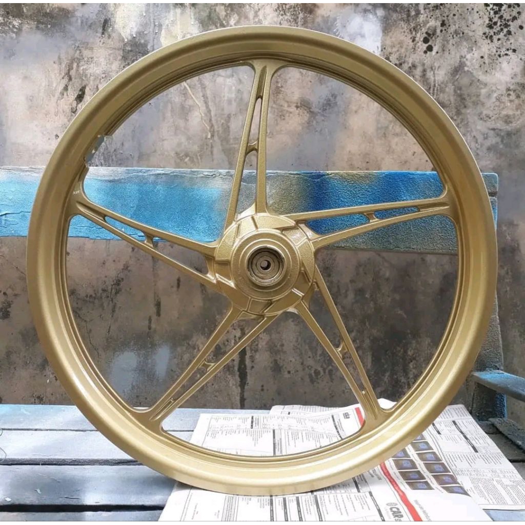 cat mobil/motor velg gold metalik
