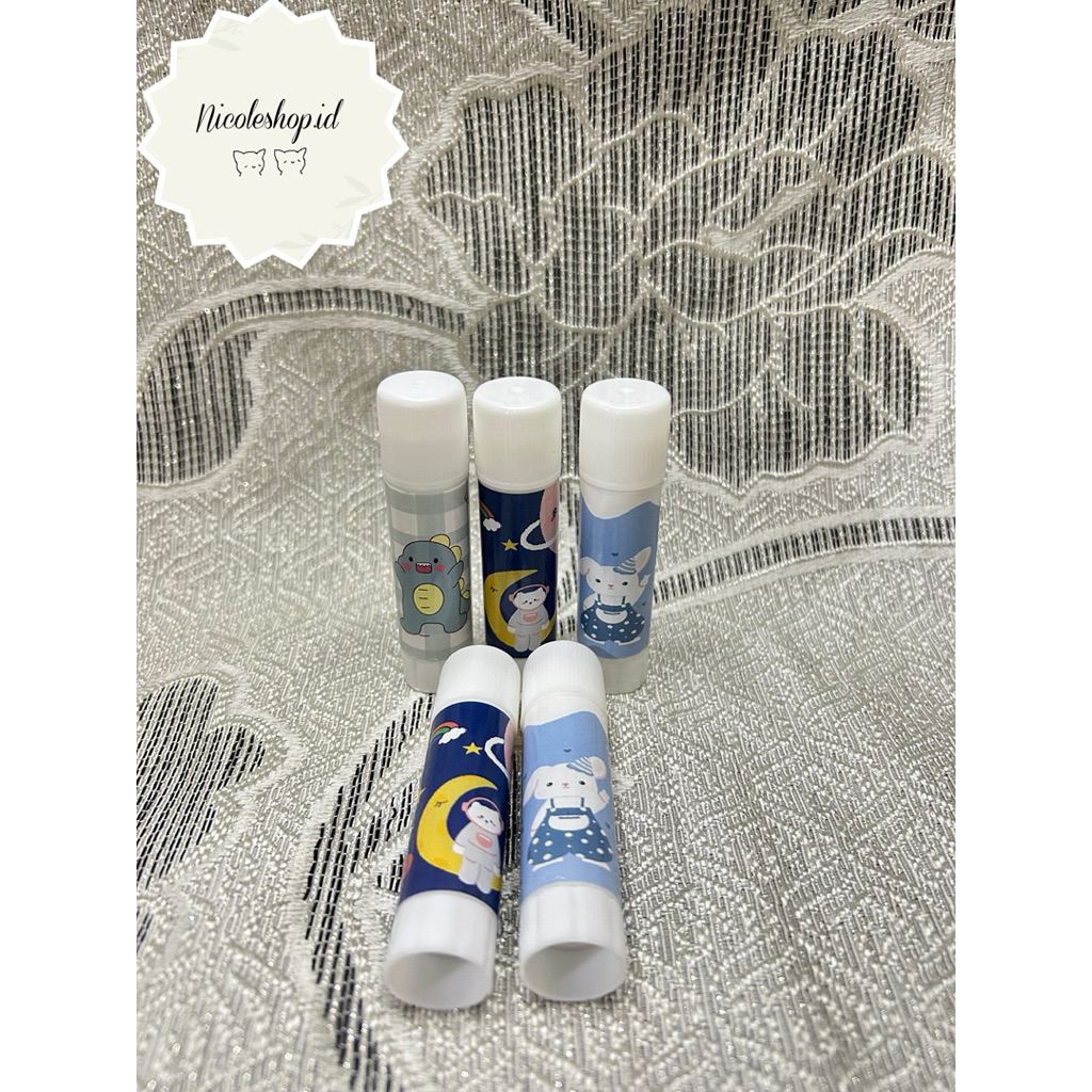 

lem kertas padat glue stick motif lucu