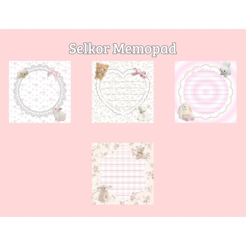 

Memopad Ala Selkor || 50pcs