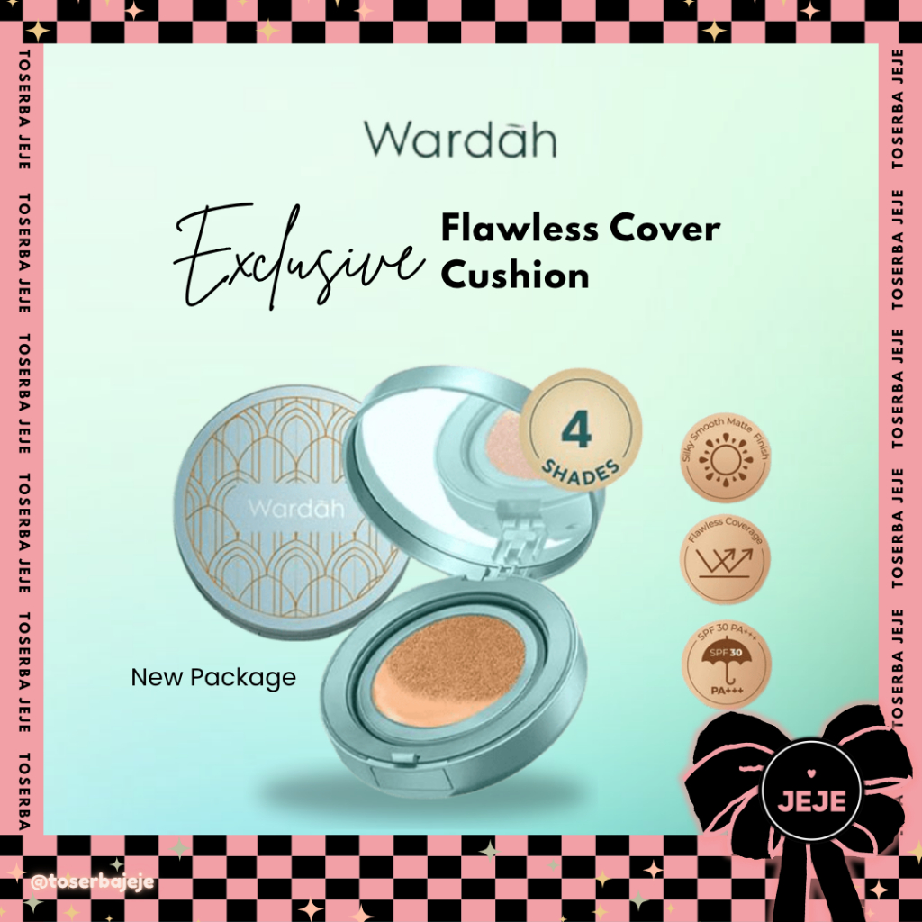 Wardah Exclusive Flawless Cover Cushion | Alas Bedak Matte
