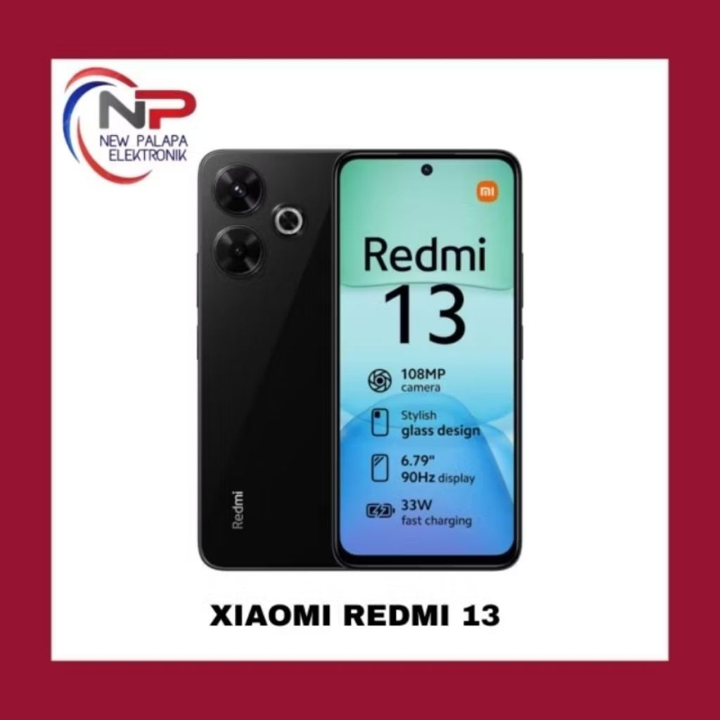 HP XIAOMI REDMI 13 X 4G (8/128) GARANSI RESMI TAM
