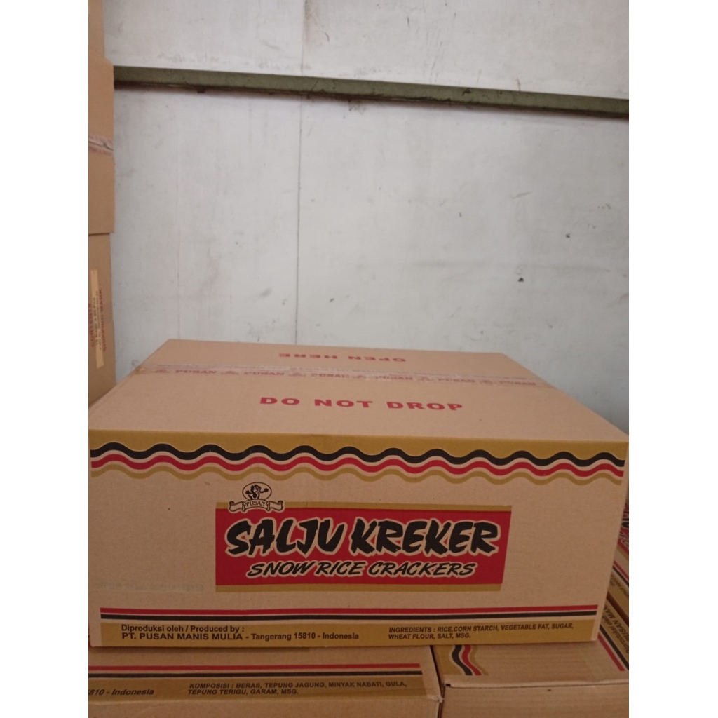 

salju kreker pusan / snow rice crackers karton