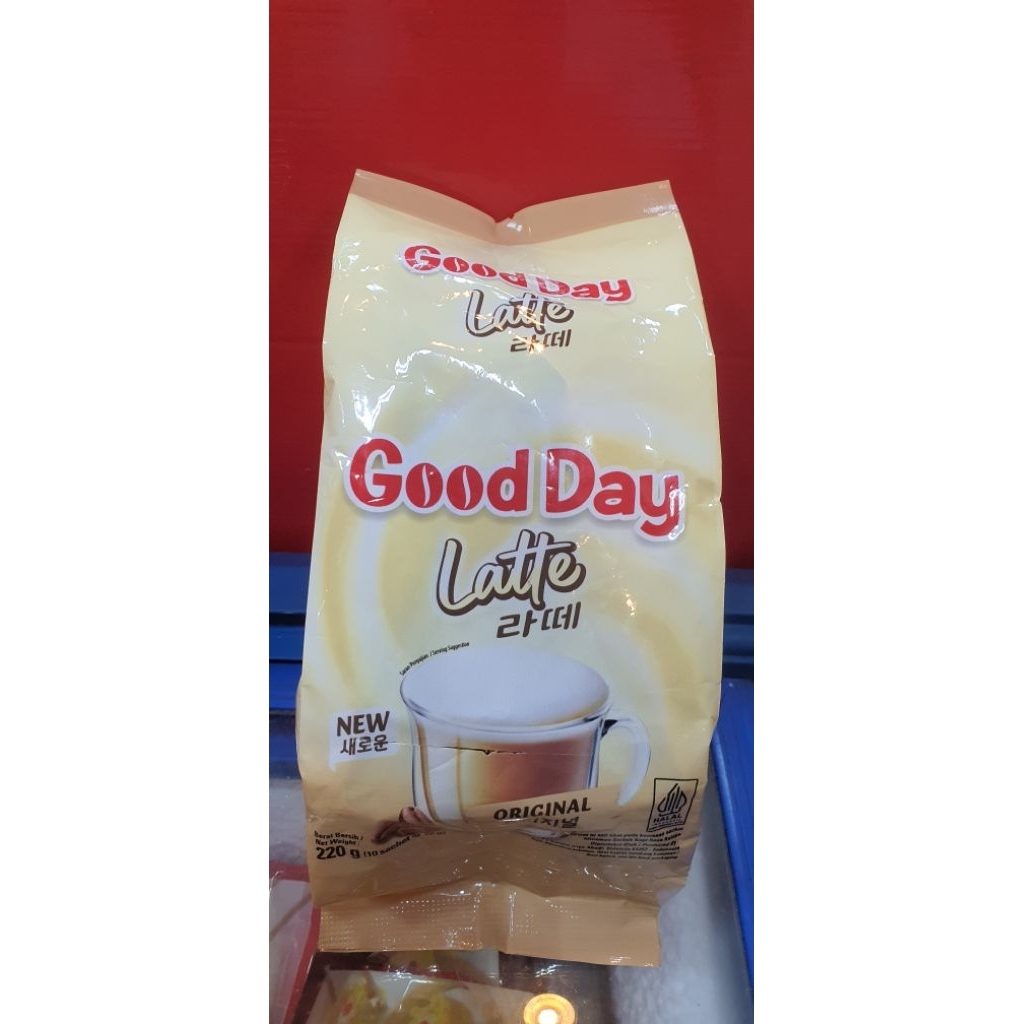 

Good Day Latte Original 220gr ( 10 sachet @ 22gr )