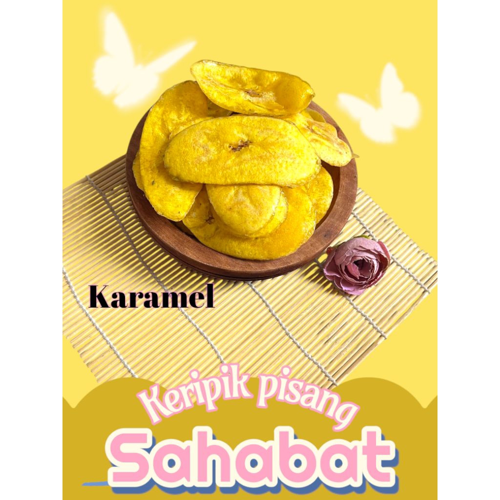 

Keripik pisang aneka rasa 1kg/ coklat/ karamel/ macha/ kemasan 1kg/ kemasan besar