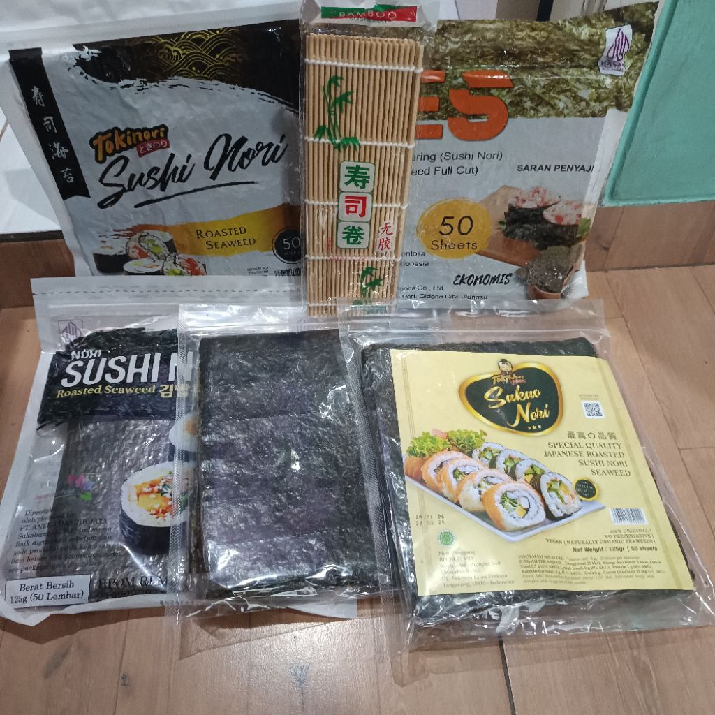 

HALAL BPOM Paket ekonomis Nori sushi Isi 50 lembar + bambu 1 pc Sushi Nori sakao Toki ichi Nori Sushi Kimbab Bento TERJANGKAU TERSALE TERMURAH