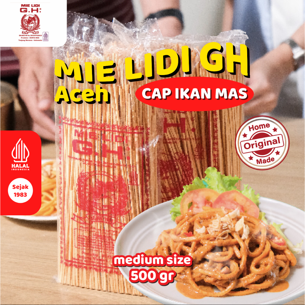 

Mie Lidi Aceh | Gomak Homemade 500 gr | (Mie Goreng / Rebus) — Mie Lidi GH