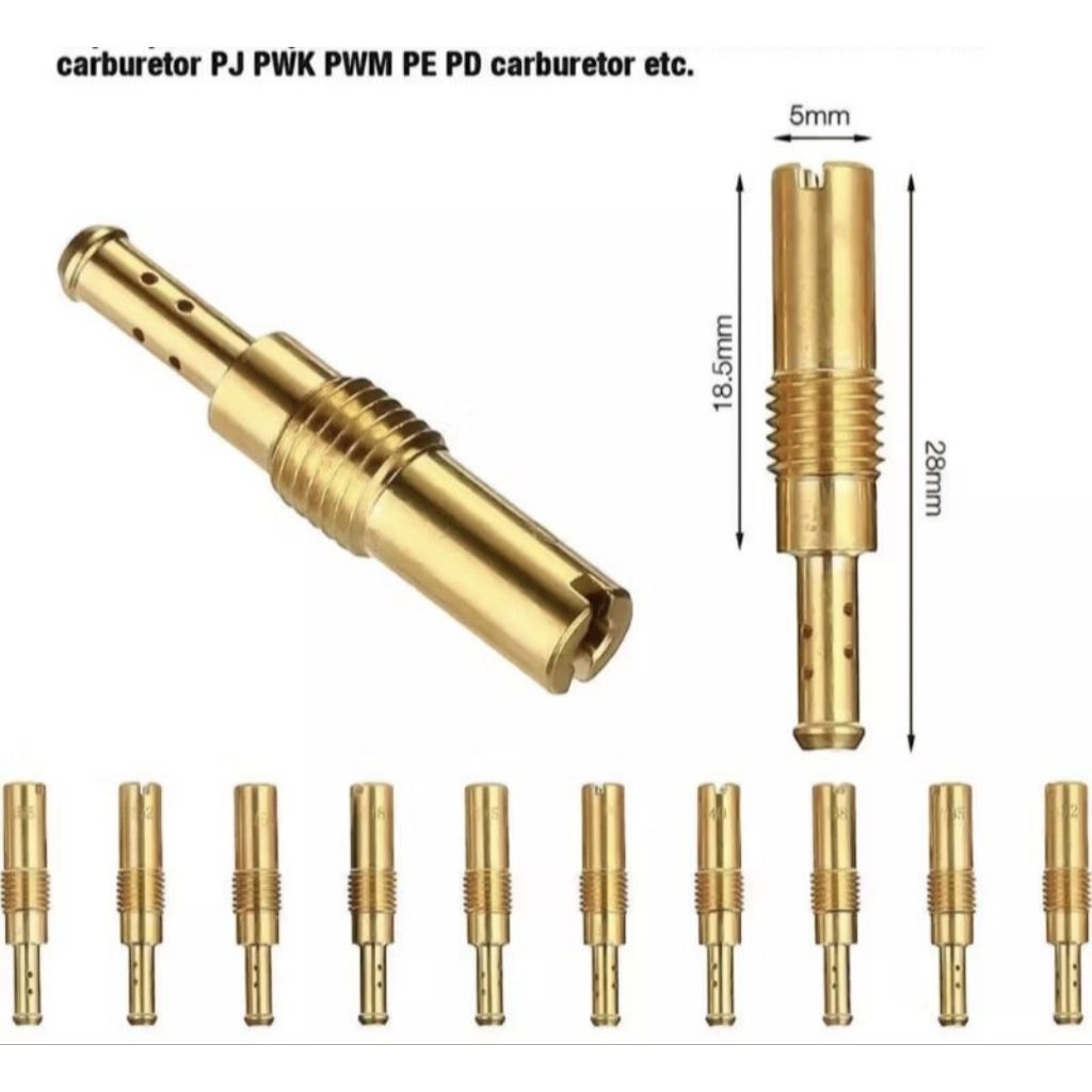 Pilot Jet Main Jet Spuyer Pilot Jet Karburator PWK PE PWL Keihin