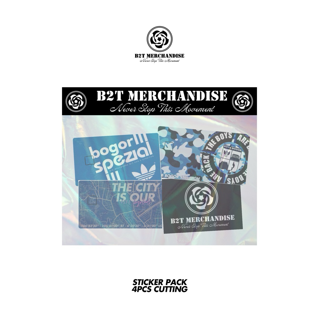 

STICKER PACK 4PCS BOGOR SERIES | OFFICIAL MERCH FROM B2T MERCHANDISE