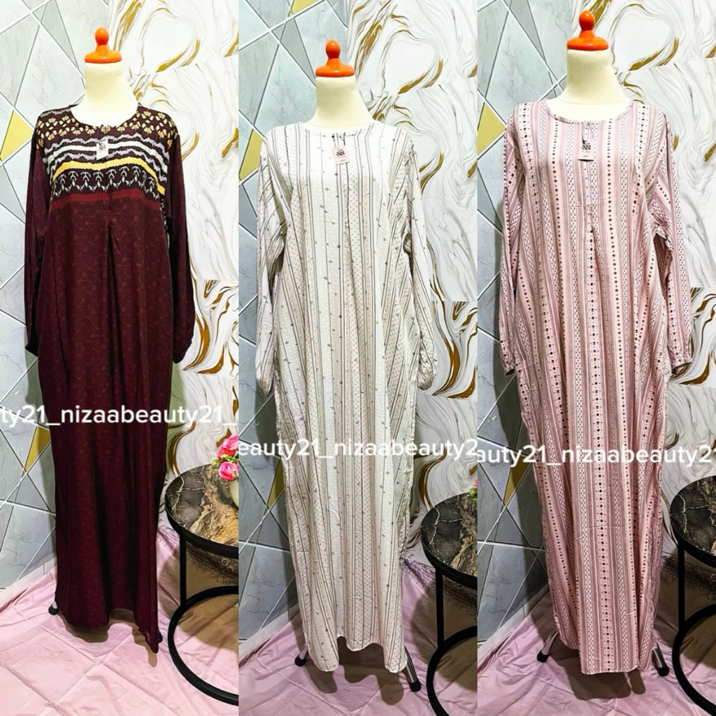 daster gamis / gamis rayon kekinian