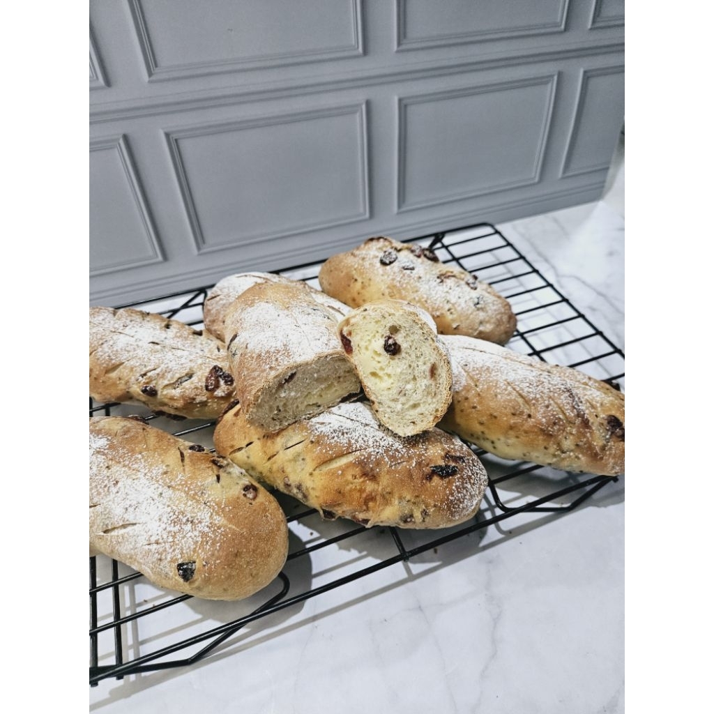 

cranberry cream cheese sourdough