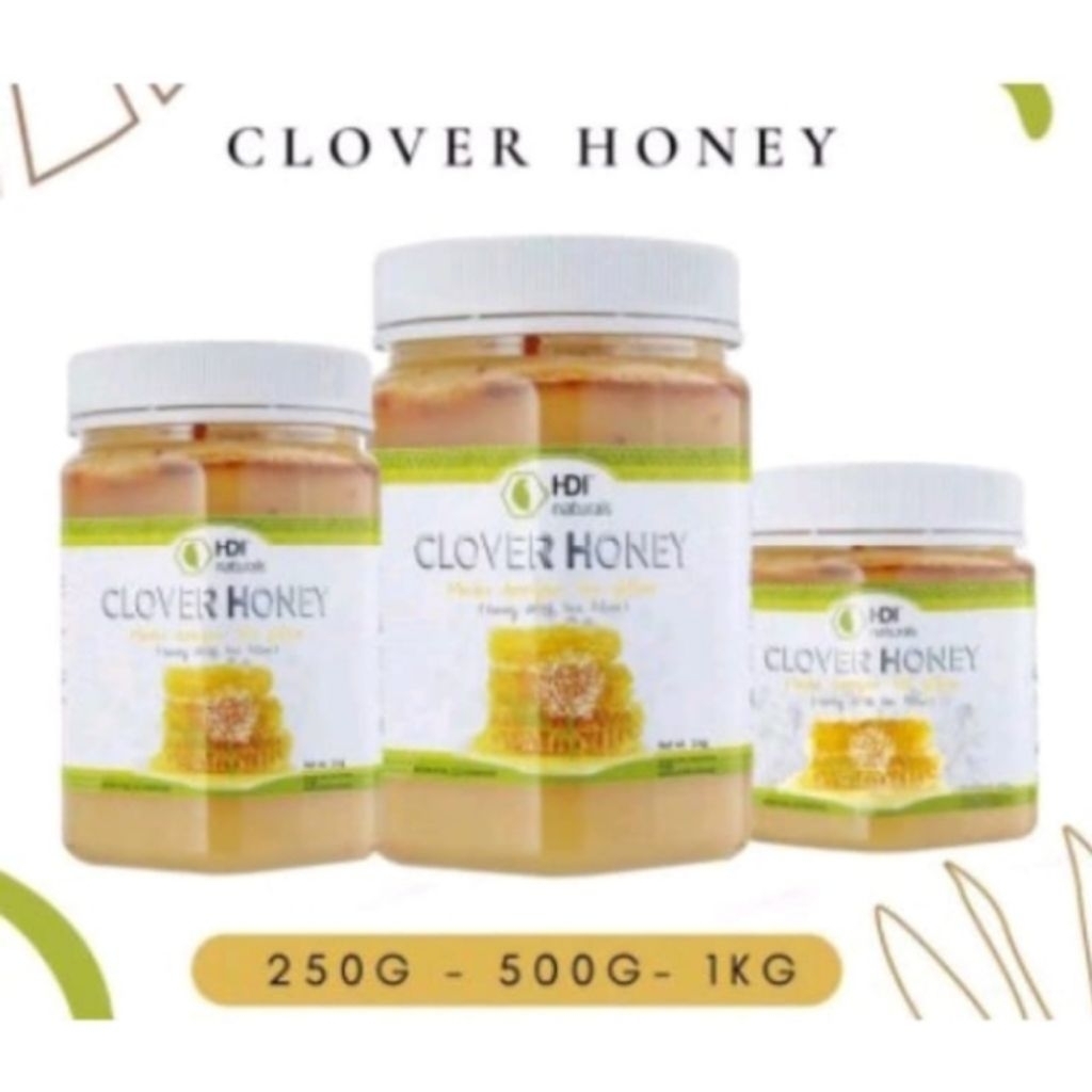 

Madu Clover Honey(250gr,500gr,1kg)free sendok kayu Exp 2028