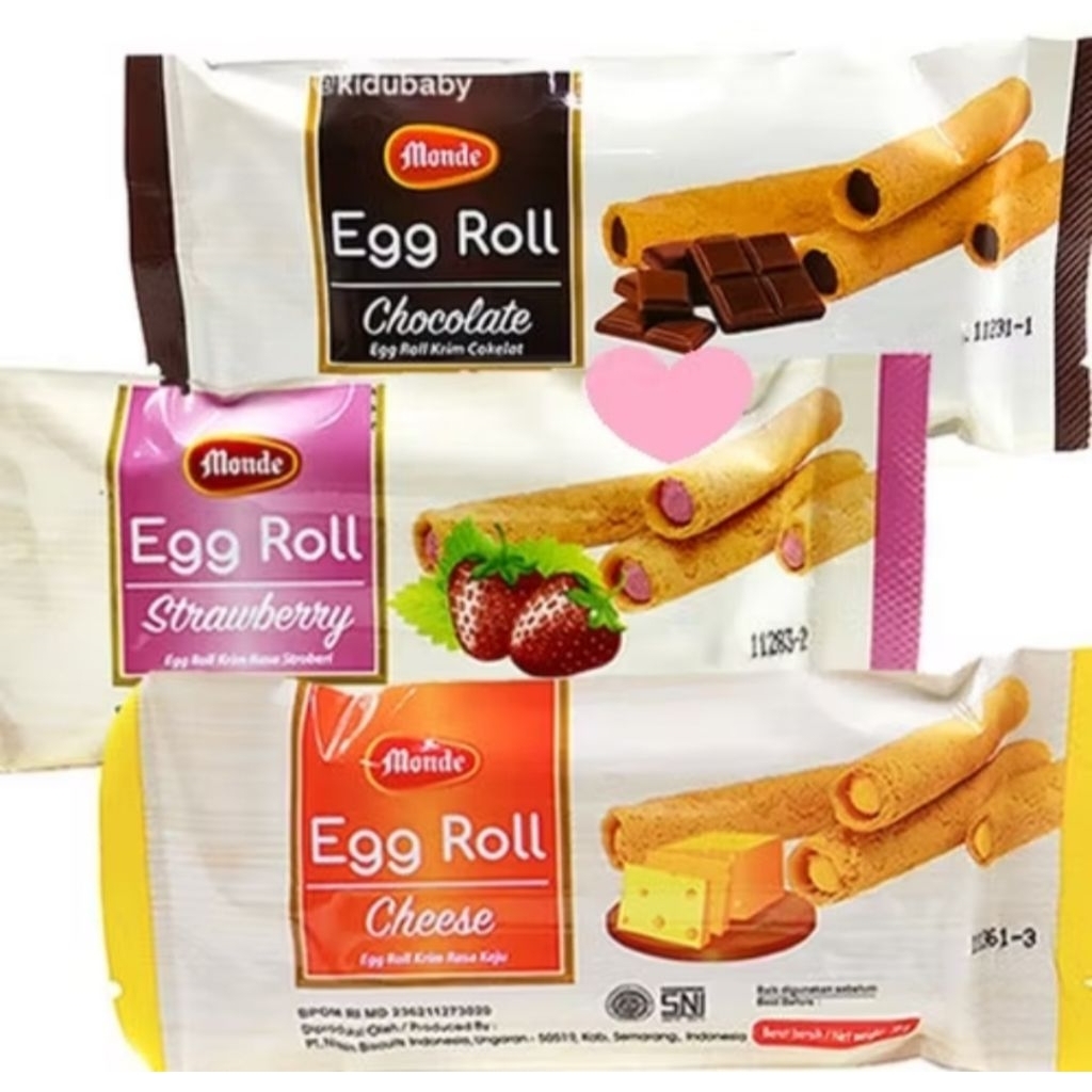 

Monde Egg Roll All Varian (1pak isi 10pcs)