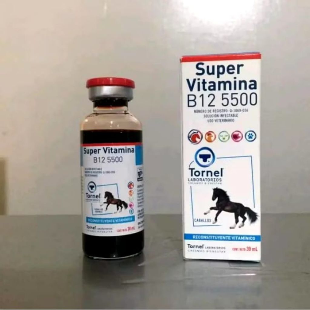 RETATARU. SUPER VITAMINA B12 5500 LOGO KUDA OBAT VITAMIN TONIC INJEKSI DOPING AYAM, BURUNG DLL