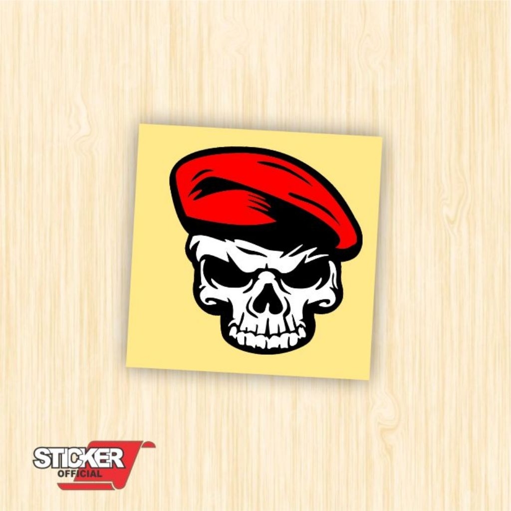 

stiker kabaret, stiker TNI, stiker pasukan, tentara, stiker reflektive nyala