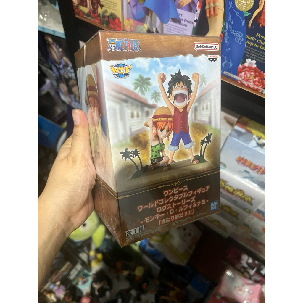 Banpresto WCF Log story Nami Luffy One Piece