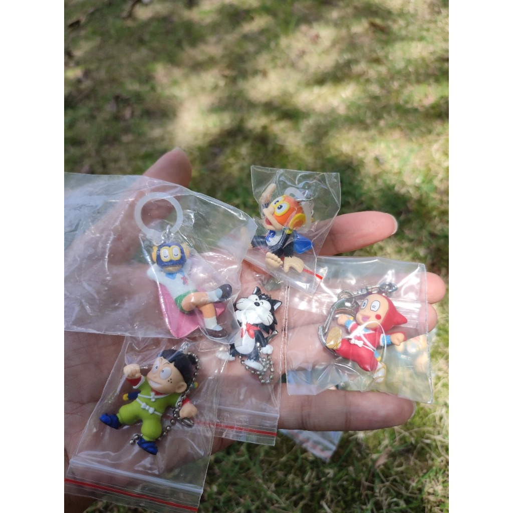 Gantungan Kunci figur kecil lucu Pman, Hatori, Hattori dkk ukuran kurang lebih 5cm cek varian.