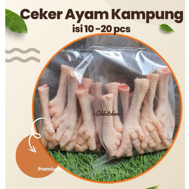 

Ceker ayam kampung isi 10-20 cocok untuk kaldu