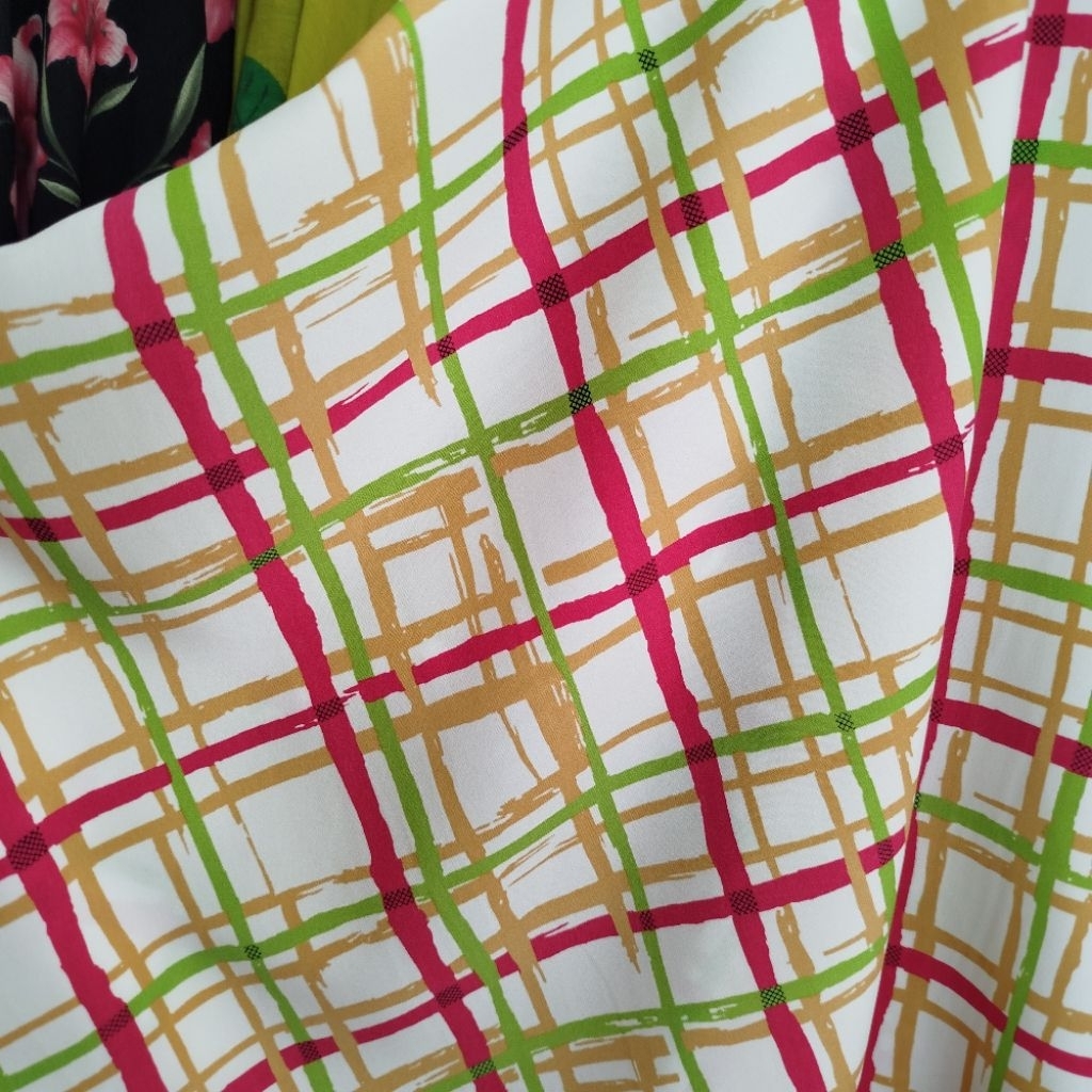 Bahan Wolfis Motif - Kain Wolfis Import - Bahan Wolfis - Kain Wolfis - Kain Meteran - Bahan Eceran -