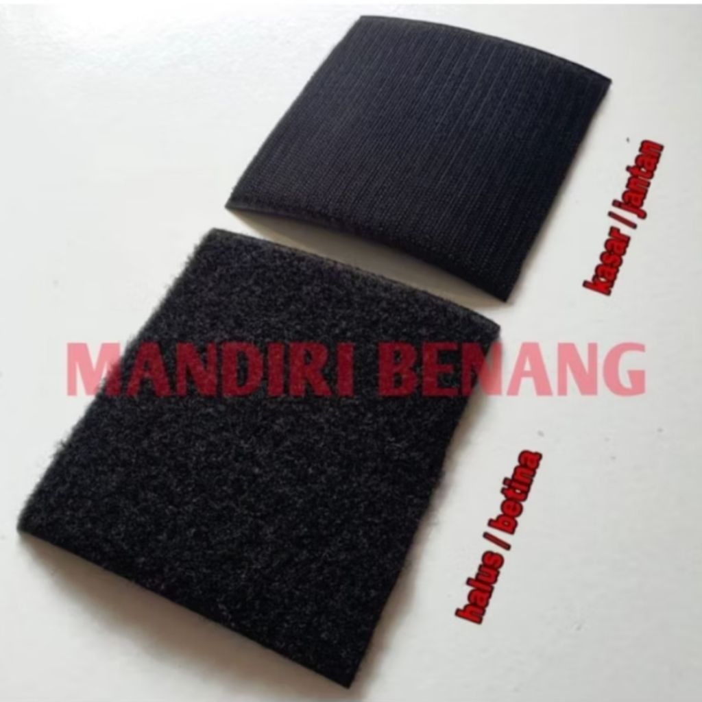 velcro perekat logo L10 cm x P10 cm kasar dan halus