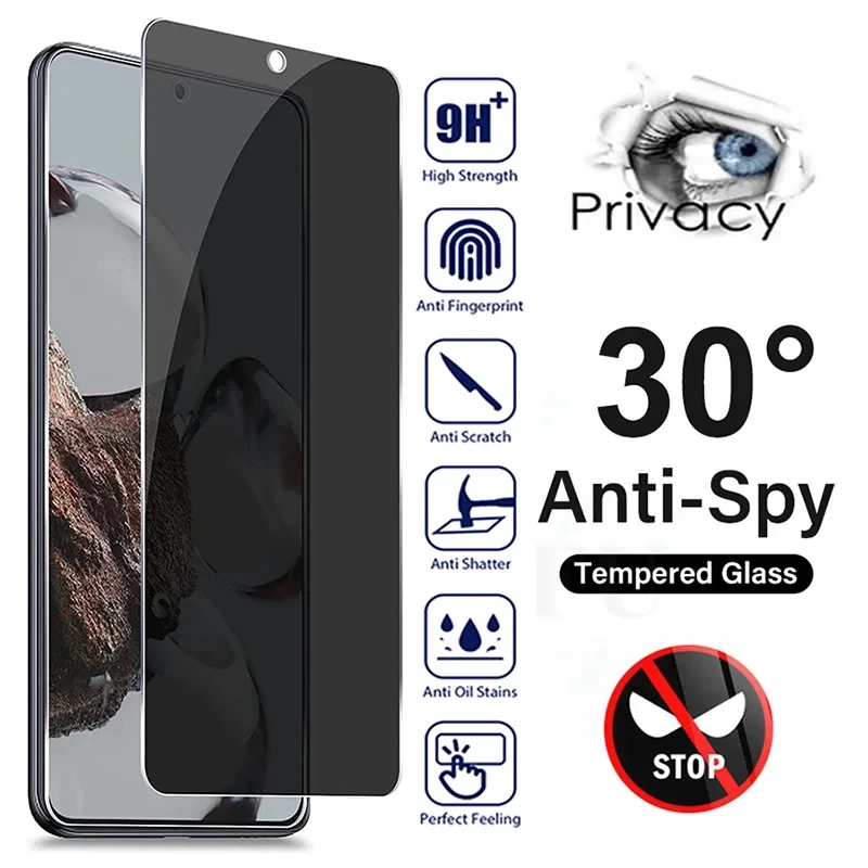 Tempered Glass ESD Anti Spy Vivo IQOO Z9 Z9 Turbo Z9x Z7 Z7x Anti gores Hp Vivo IQOO