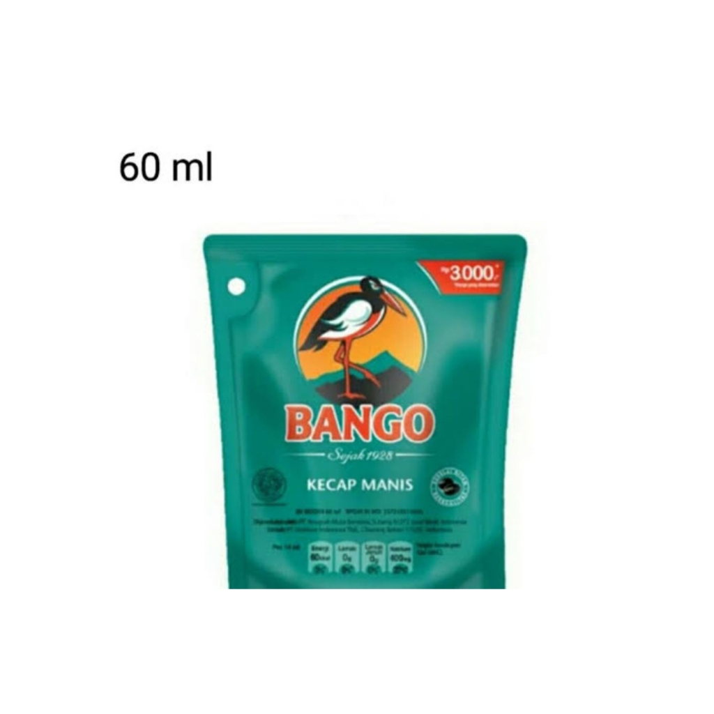 

Kecap Bango ukuran 60ml