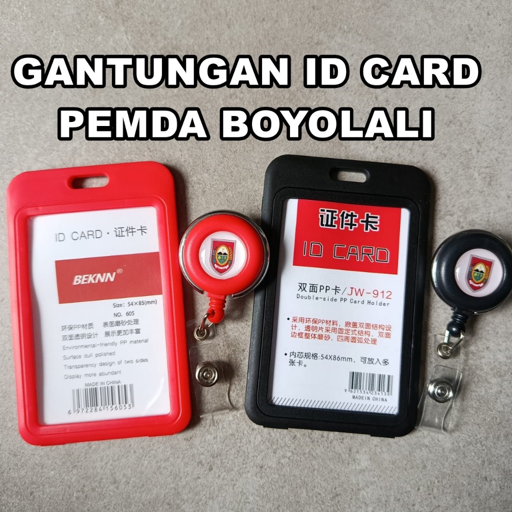 

Yoyo Id Card, Gantungan Idcard PNS Pemda BOYOLALI Stiker Timbul