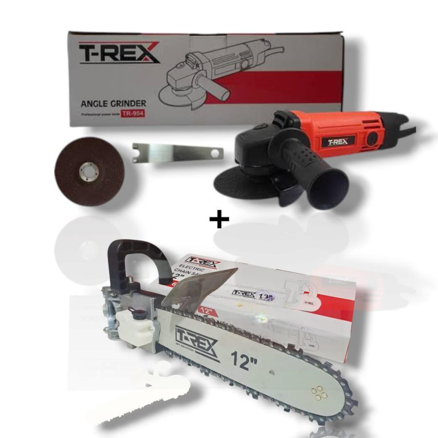 Paket Komplit Gerinda Chainsaw Mini Mesin Gerinda Plus Converter Chain Saw Gergaji Potong Kayu / Ger