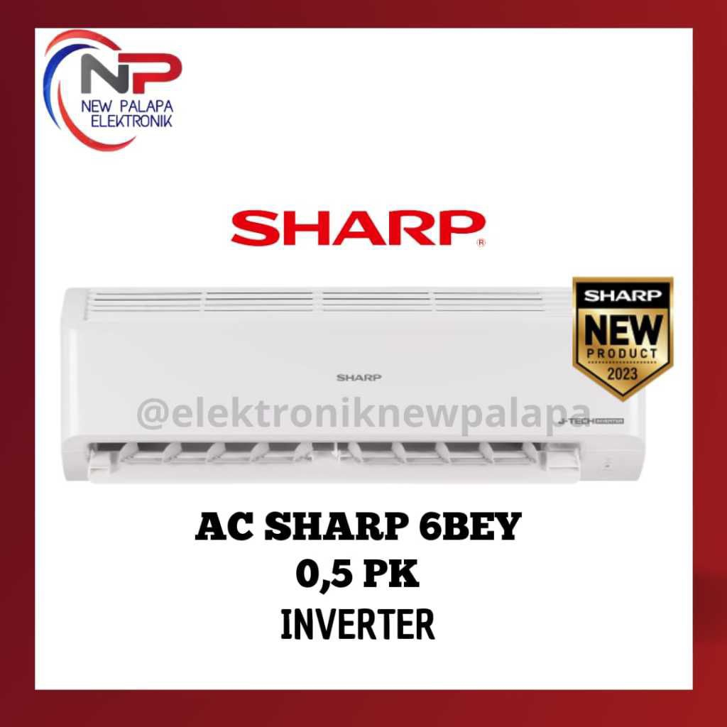 AC SHARP inverter series AH-6BEY - SHARP air conditioner 0.5pk inverter - ac setengah pk inverter