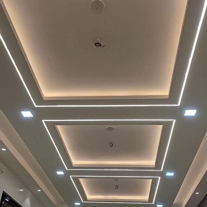 Plafon Gypsum GRC Minimalis Modern Mewah Estetik