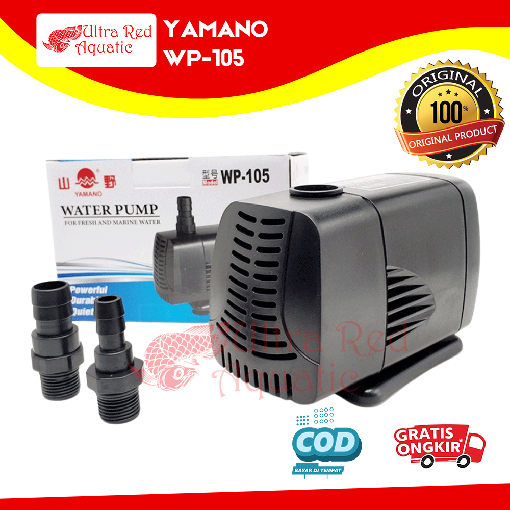 YAMANO 105 WP 105 WP-105 Pompa Air Celup Kolam Ikan Mesin Air 3 Meter