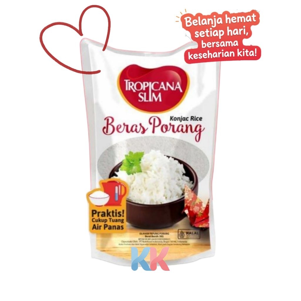 

Tropicana Slim Beras Porang Instan 1000gr