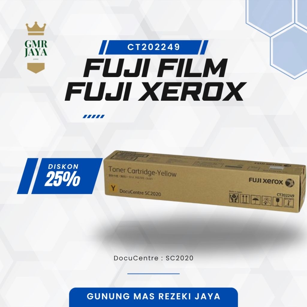 Toner FUJI XEROX CT202249 Yellow original / Toner cartridge FUJI XEROX CT202249 Yellow original / To