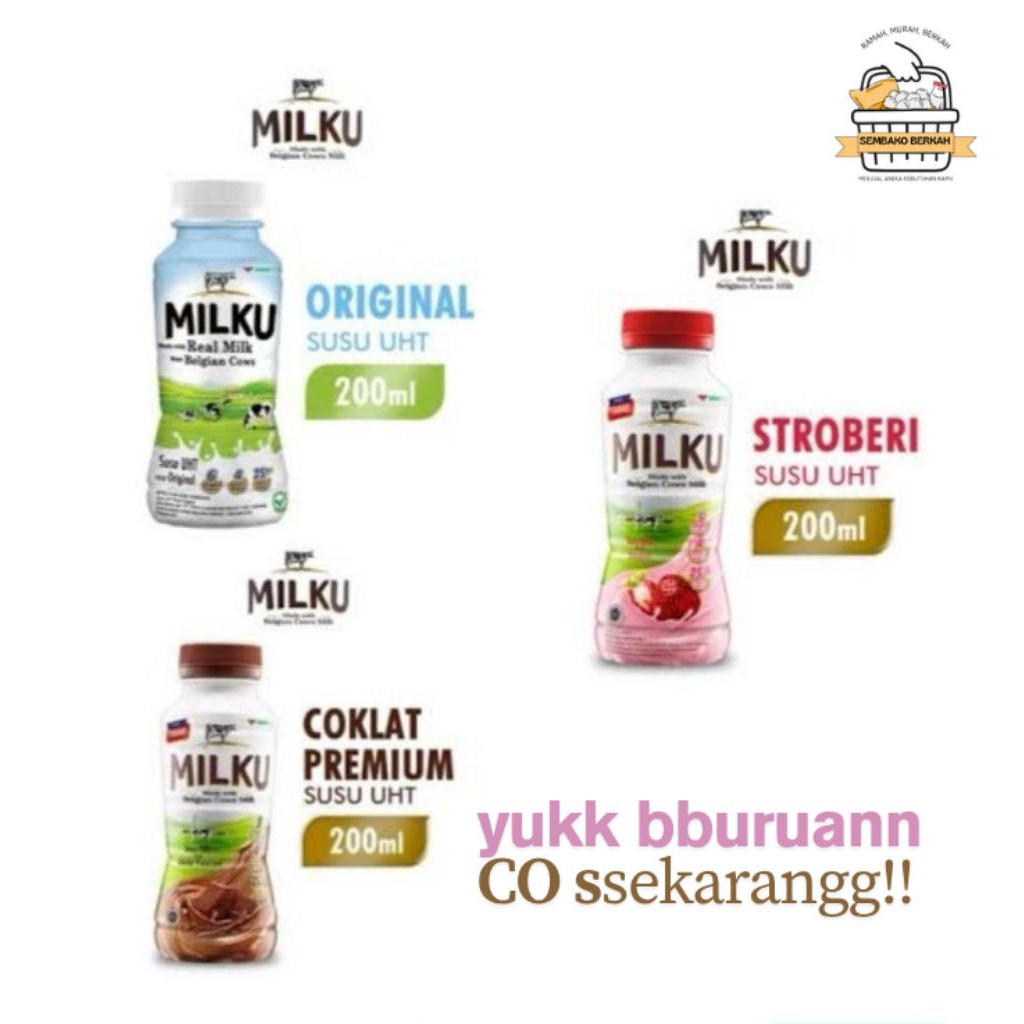 

Susu Milku UHT 1 botol 200 ml