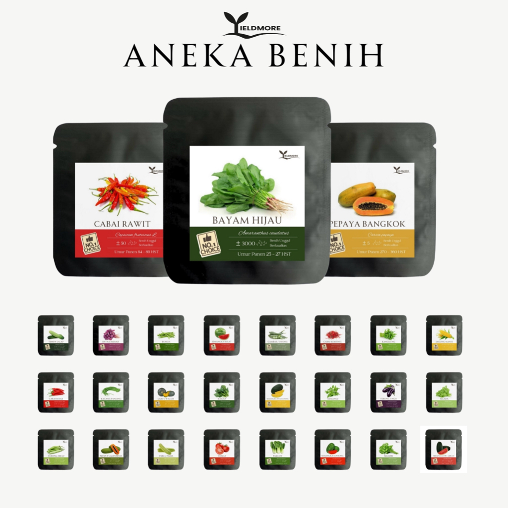 YIELDMORE - Bibit Benih Biji Tanaman Berkualitas Unggulan Sayur dan Buah Buahan