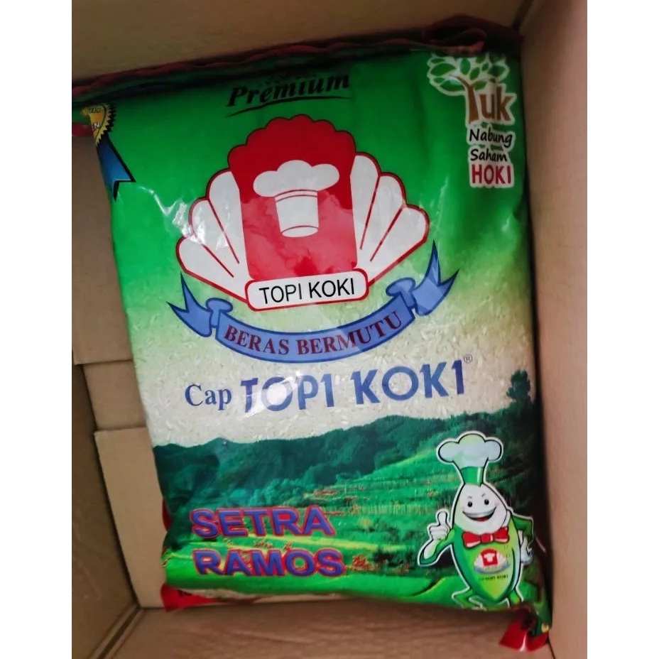

Topi Koki Beras Setra Ramos 5 kg Wangi Enak Pulen