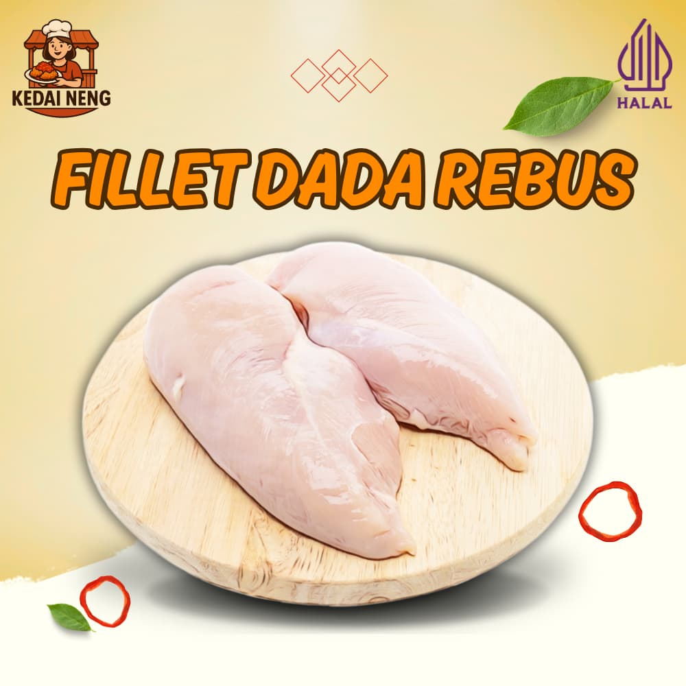 

daging ayam dada fillet boneless fresh tanpa kulit 1kg