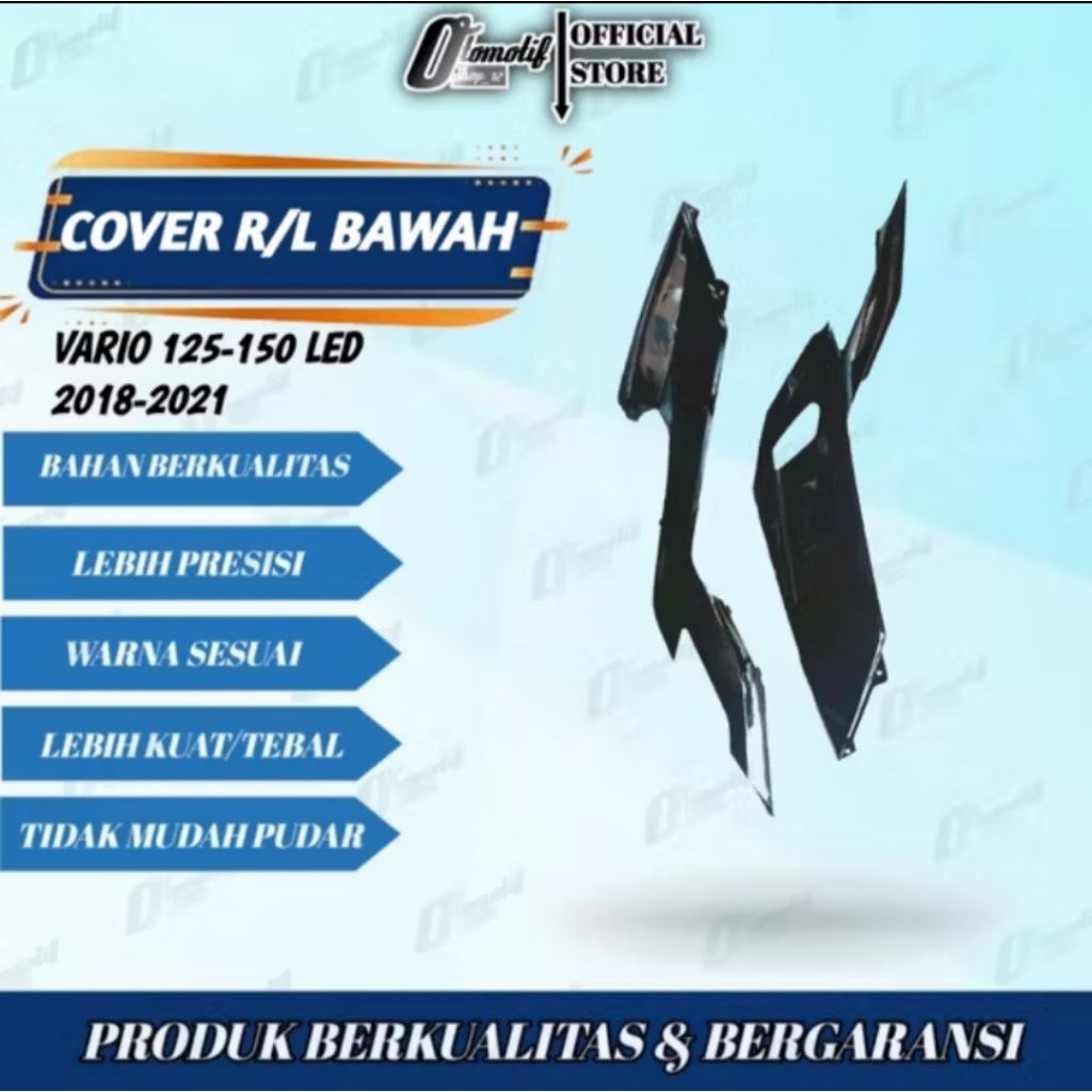 Satuan eceran body kasar vario 125 new dek bawah lr kanan kiri vario 125 new 2018-2021