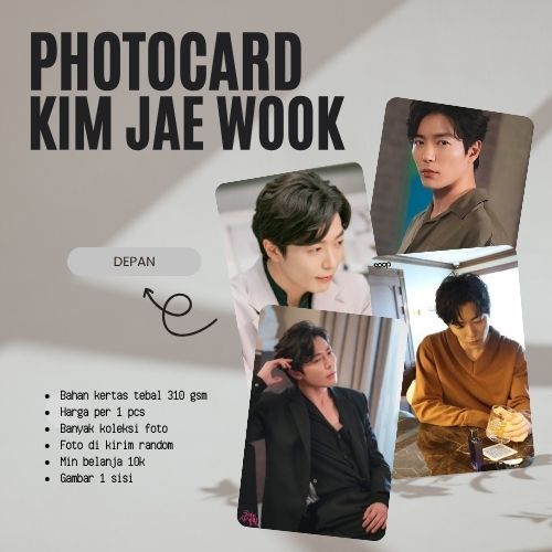 [1PCS] PHOTOCARD KIM JAE WOOK | PHOTOCARD KPOP | PHOTOCARD DRAKOR | PHOTOCARD DRACIN