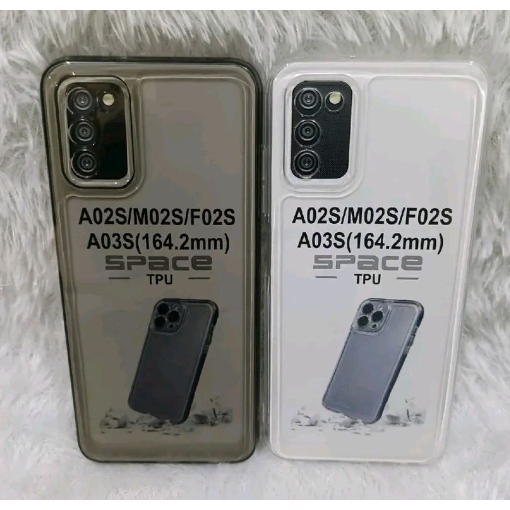 Softcase Bening Clear Samsung A03S A02S Casing full Pelindung Camera