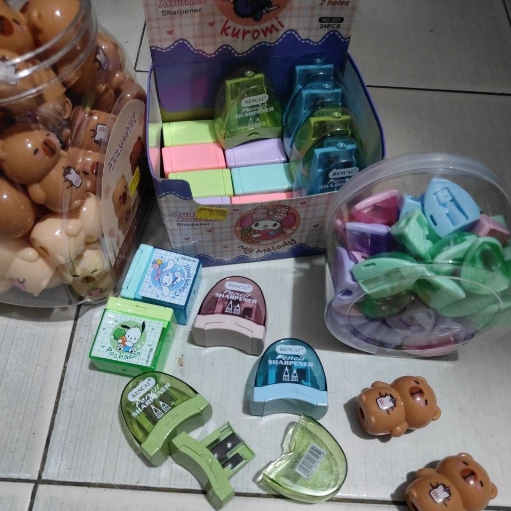 

Rautan Pensil/Pencil Sharpener (Harga satuan) - perlengkapan atk/sekolah