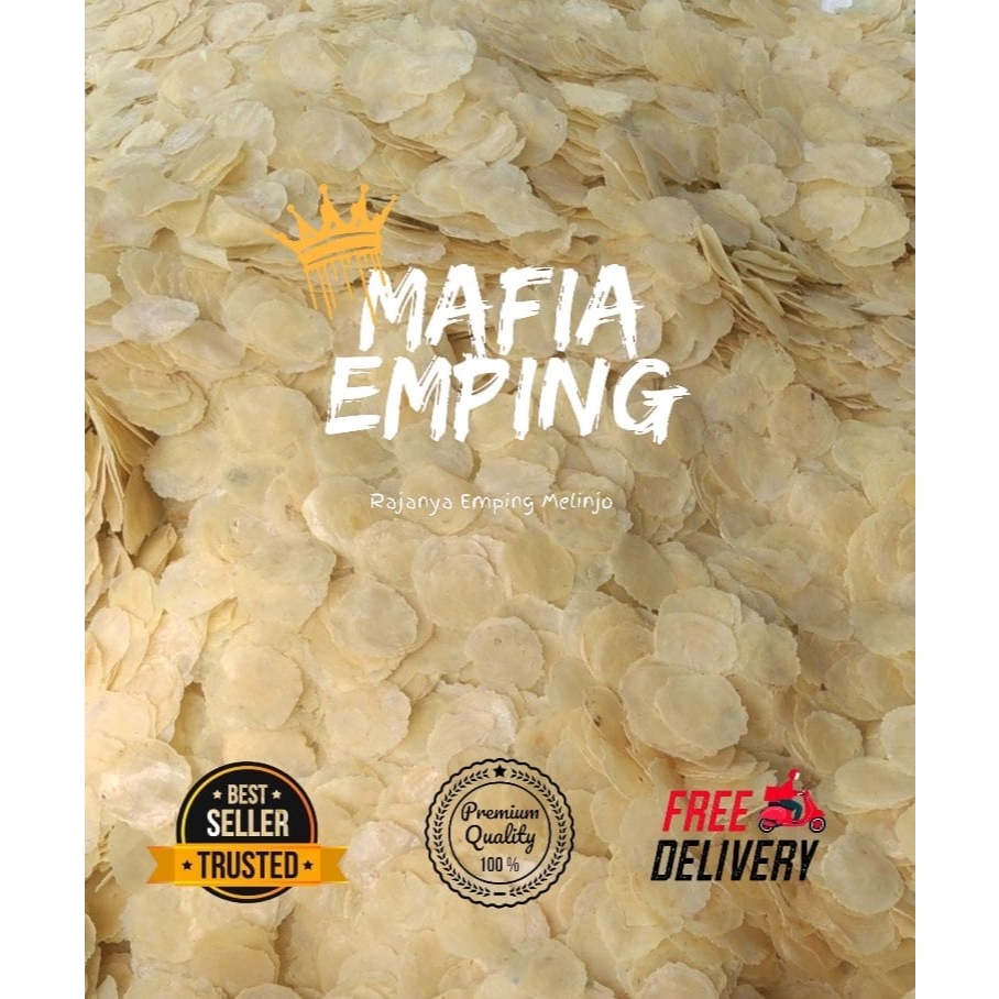 

(EMPING MELINJO SUPER 500gr) EMPING MELINJO MENTAH SIAP GORENG TIDAK PERLU DIJEMUR, TIPIS DAN RENYAH