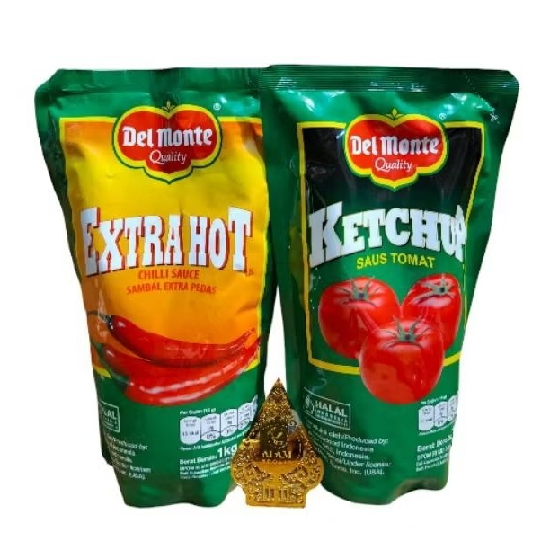 

DELMONTE ExtraHot & Ketchup Saos Tomat 1kg
