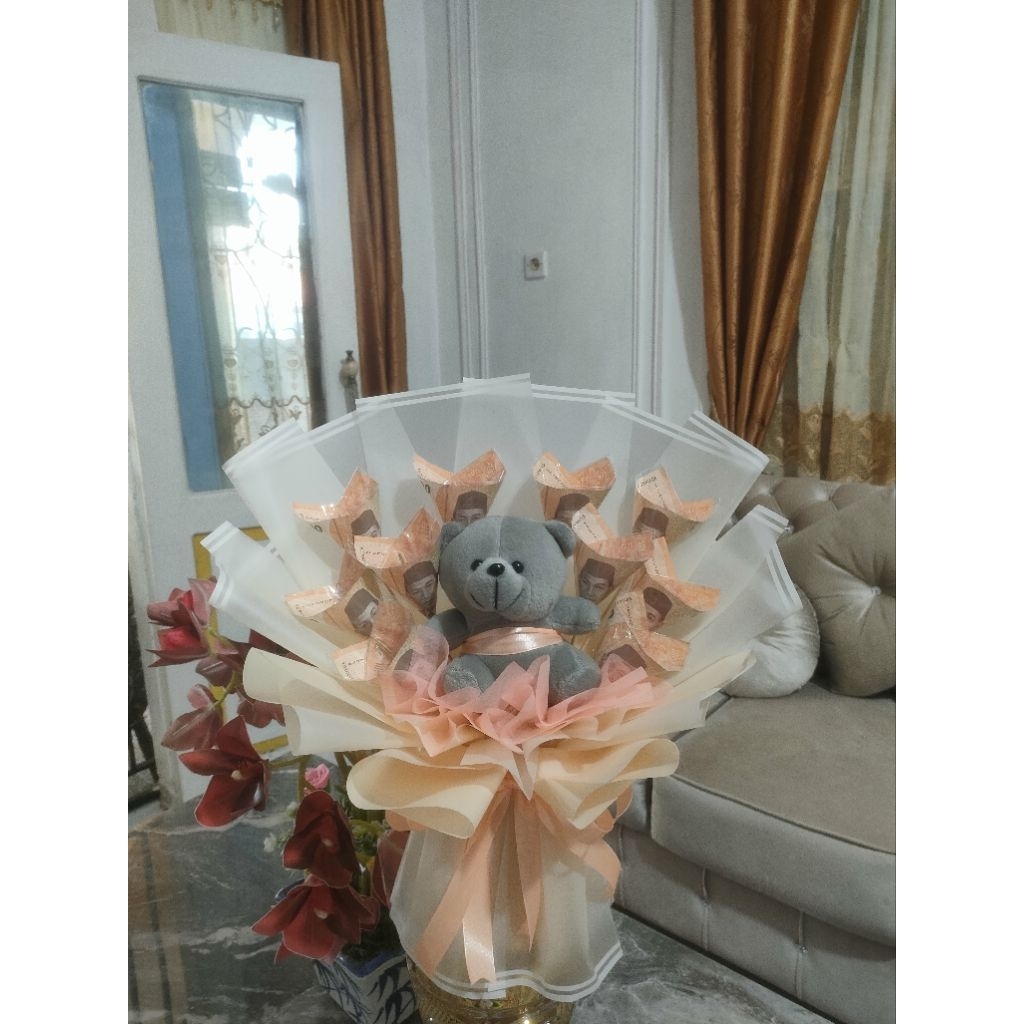 buket uang buket uang wisuda buket uang dan boneka