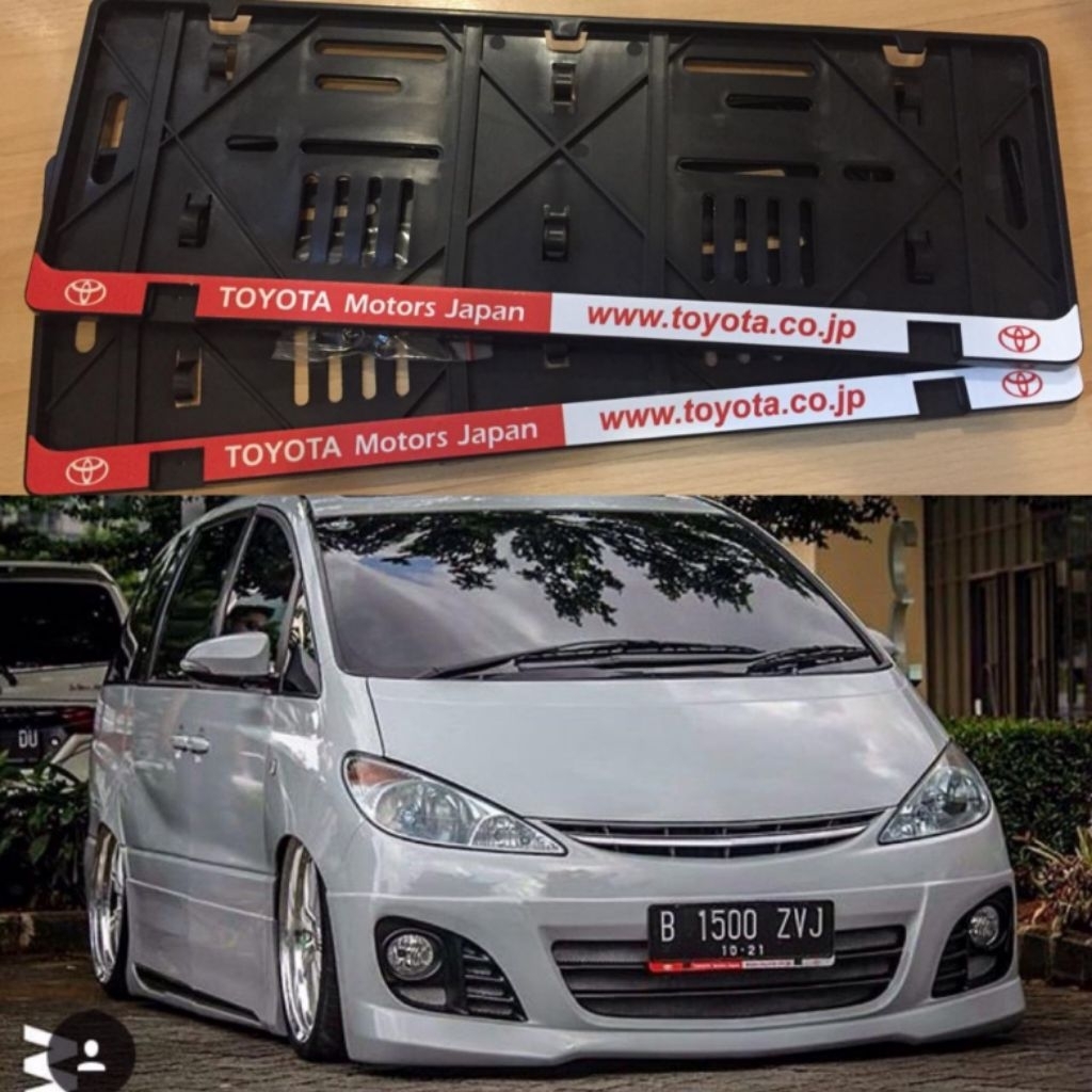 Toyota Motors japan Cover plat nomor mobil