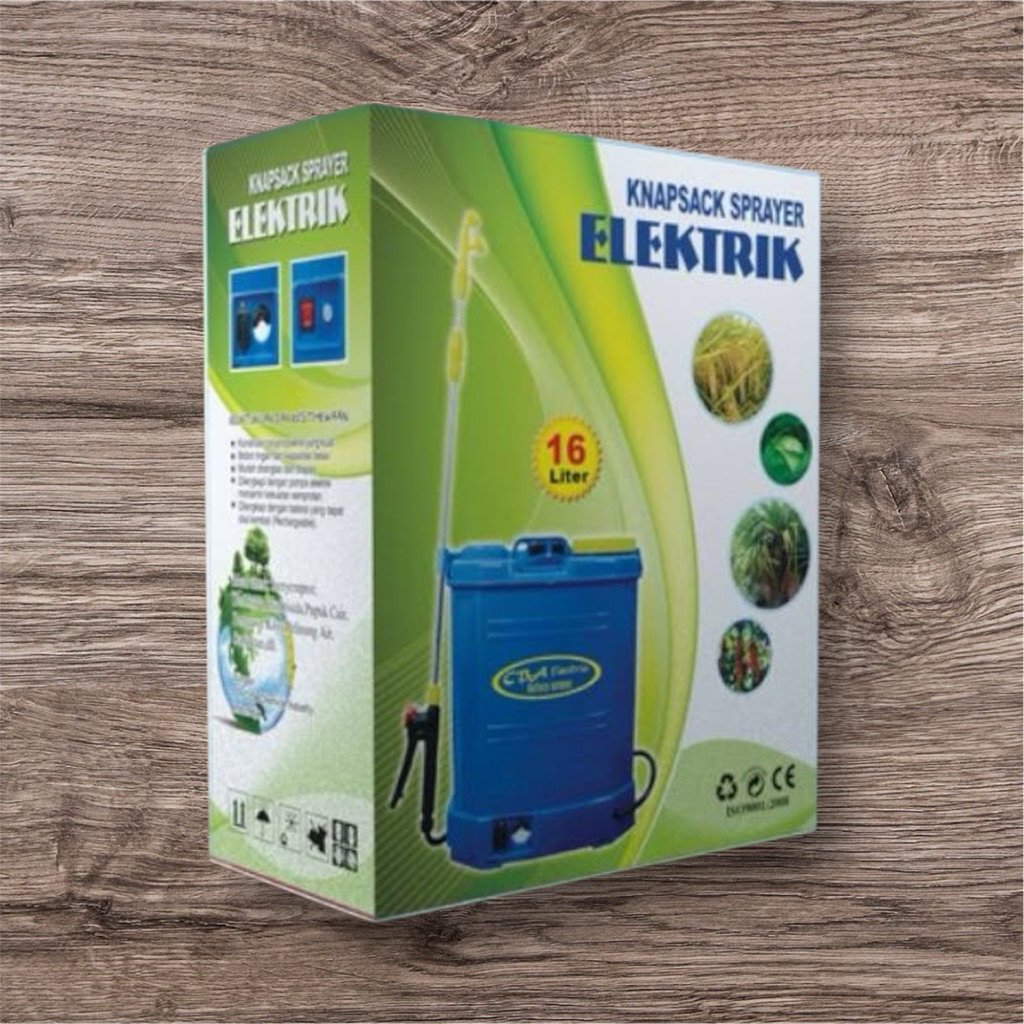 Knapsack Sprayer Elektrik 16 Liter – Alat Semprot Otomatis untuk Pertanian dan Perkebunan