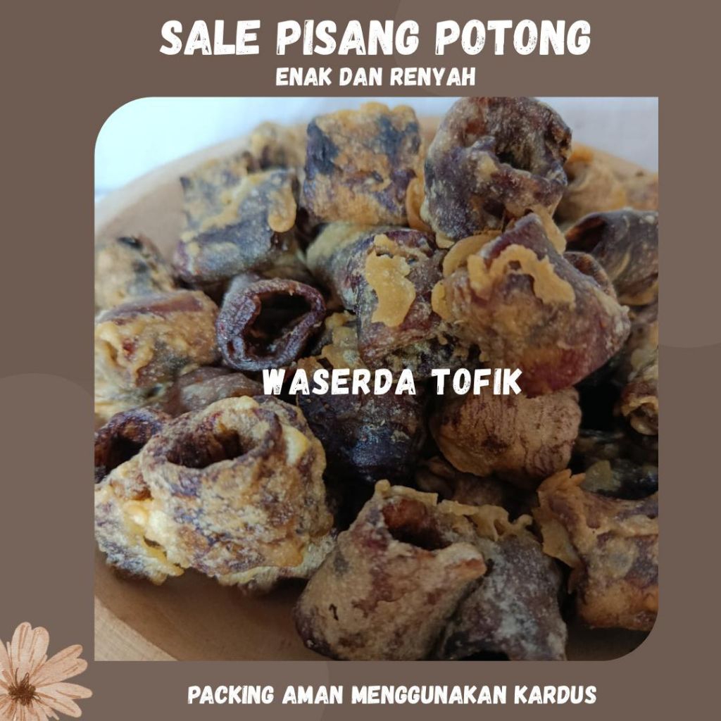 

Sale Pisang Gulung Potong 1kg free kardus