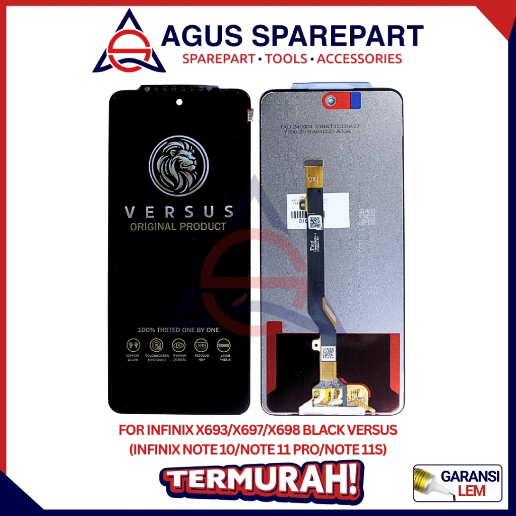 LCD TOUCHSCREEN INFINIX X693 / X697 / X698 / LF7 / INFINIX NOTE 10 / NOTE 11 PRO / NOTE 11S / TECNO 